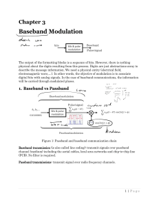 Chapter 3 Baseband modulation