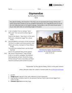 Ozymandias