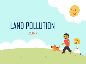 LAND POLLUTION