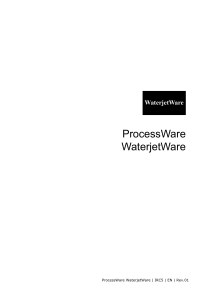 ProcessWare WaterjetWare - IRC5 - Rev 01