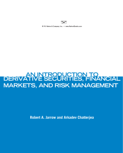 An Introduction to Derivative Securities, Financial Markets, and Risk Management ( PDFDrive )
