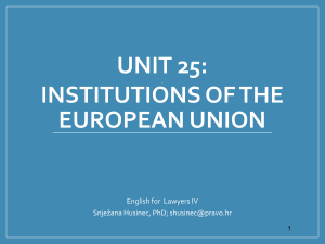 Unit 25.Institutions of the European Union fine