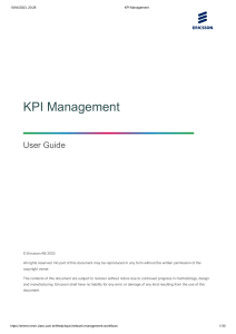 KPI Management