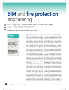 BIM and fire protection engineering
