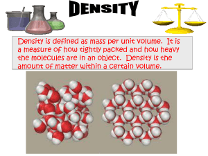 Introduction to Density Power point