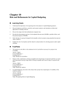 10-Risk-Refinements-In-Capital-Budgeting