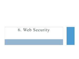 6. Web Security