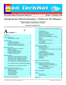 01-Interfacing the Clinical Laboratory A Primer for LIS Managers (1996 LIS History)