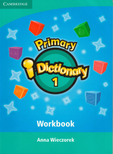 Primary i-dictionary 1 workbook - Wieczorek Anna 