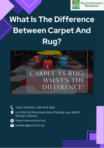 What is the difference between carpet and rug?