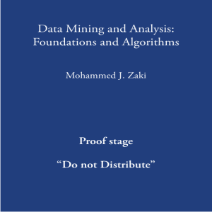 Data Mining and Analysis  Fundamental Concepts and Algorithms ( PDFDrive )