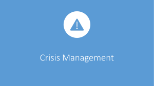 8.. Crisis Management