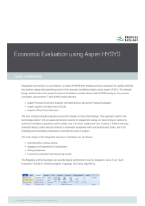 economic-evaluation-using-aspen-hysys