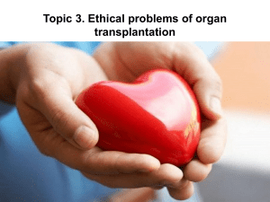 Lecture 3 organ transplantation