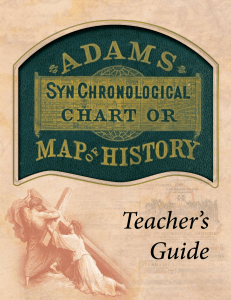 Study Guides - Adams Chart of History (Study Guide)