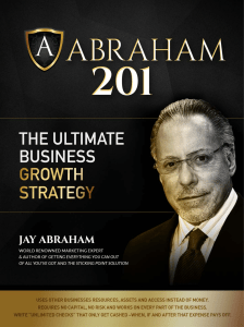 Abraham 201 - The Ultimate Business Growth Strategy
