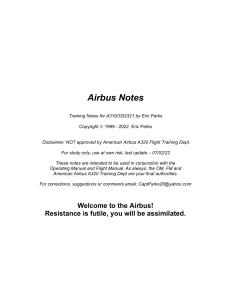 airbusnotes