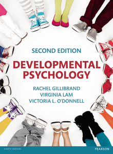 Developmental psychology by Gillibrand, et al. 2nd ed. (1)