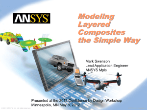 Modeling Layered Composites The Simple Way in ANSYS