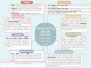 Traumatic Brain Injury Fact Sheet