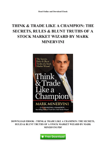 pdfcoffee.com think-trade-like-a-champion-the-secrets-rules-blunt-truths-of-a-stock-market-wizard-by-mark-minervinipdf-pdf-free