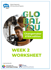 2022+AFS+Global+STEM+Changemakers+ +Worksheet+WEEK+2