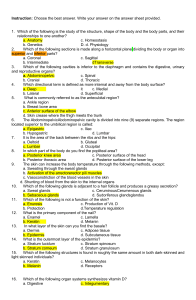 anaphy sample questions