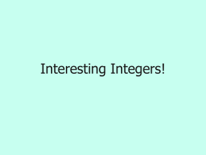 Interesting Integers