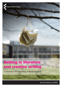 a-level-setting-literature-creative-writing