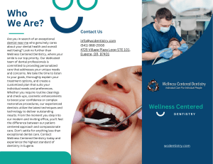 Wellness Centered Dentistry
