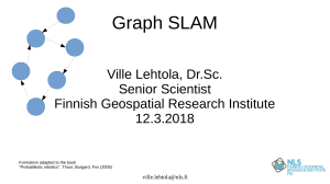 GraphSLAM lecture VL