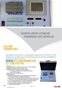 1. SIEMENS PLC & HMI Comm. Training Case