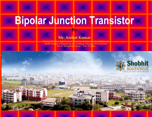 3BipolarJunctionTransistor-Dr-Aniket-Kumar