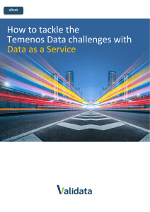 How to tackle the Temenos Data challenges with Data as a Service DaaS 