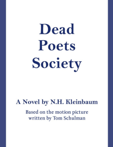 toaz.info-dead-poets-society-nh-kleinbaum-pr 6f59a80d87957c5027edfadeb753530f