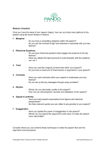 5 - Rhetoric-Checklist