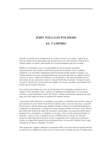 1 El Vampiro autor John William Polidori