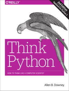 Think Python - Allen B. Downey