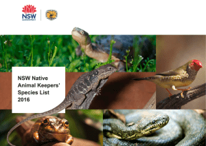 nsw-native-animal-keepers-species-list