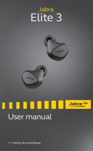 Jabra Elite 3 User Manual EN English RevC
