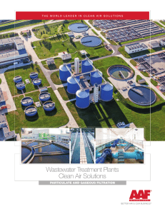 Clean Air Solutions for Wastewater Treatment Plants