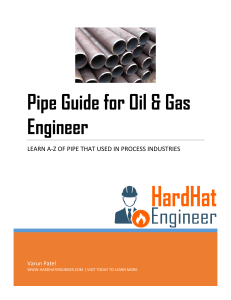 Fundamentals of Pipe used in Oil and Gas