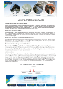 Basic Fascia Soffit Canopy Installation Guide 2020