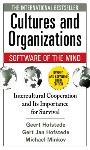 Cultures and Organizations - Software of the Mind 3rd edition 2010