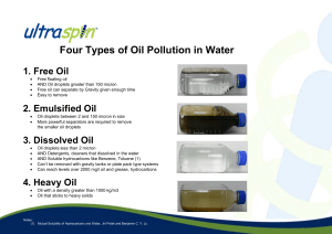 Types of Oil Pollution