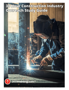 30 Hour Construction Industry Outreach Study Guide