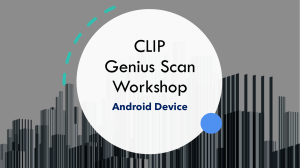 Android - Genius Scan App