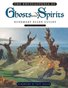Guiley Rosemary Ellen The Encyclopedia of Ghosts and Spirits
