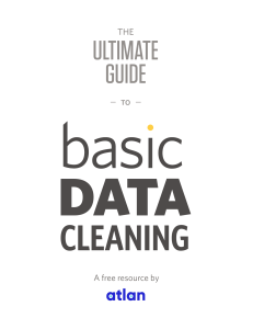 data cleaning guide
