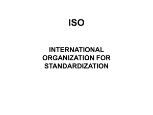 ISO Overview